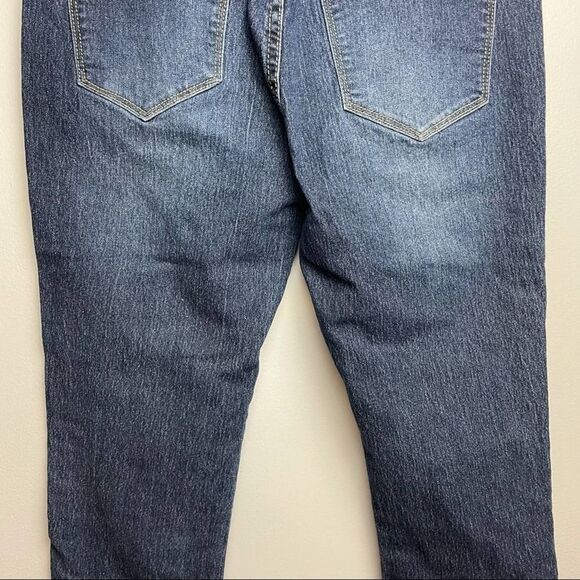 Fashion Nova Dark Wash Skinny Jeans High Waisted Cotton Blend Spandex size 7 - Picture 10 of 11